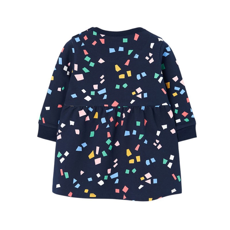 Boboli Fleece dress printed for baby -BCI (202161 9748)
