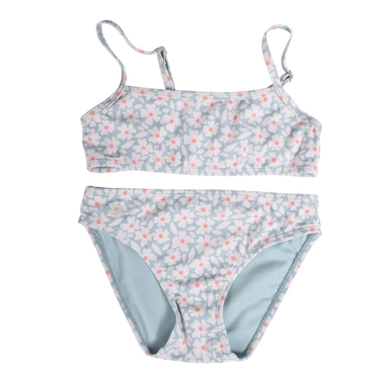 Swim Essentials - Bikini Green Flowers (2024SE1201)