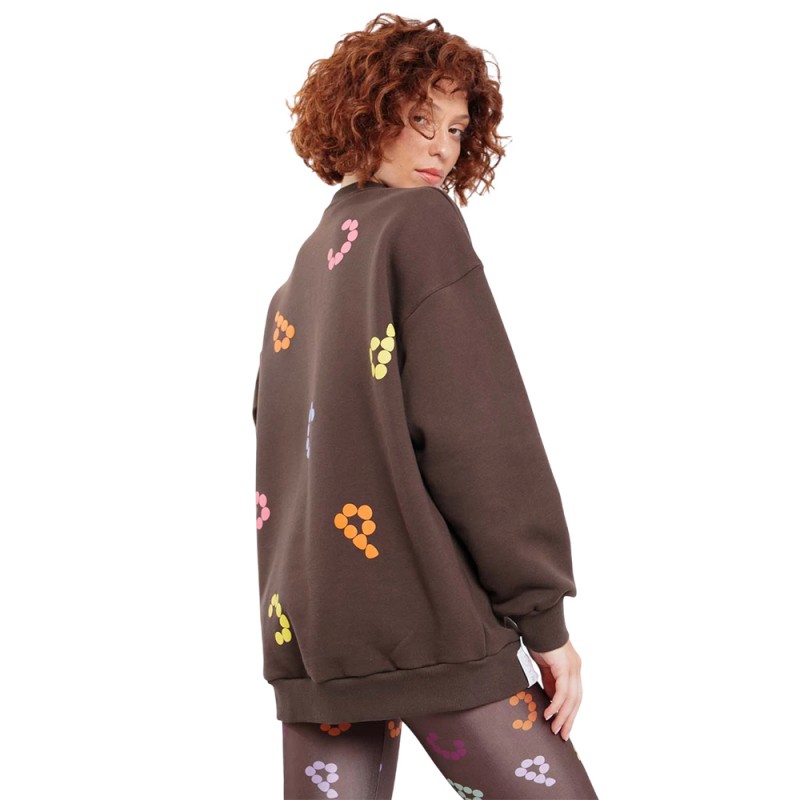 PCP Dots Crewneck ΜΠΛΟΥΖΑ ΦΟΥΤΕΡ (2026W090000 Brown)