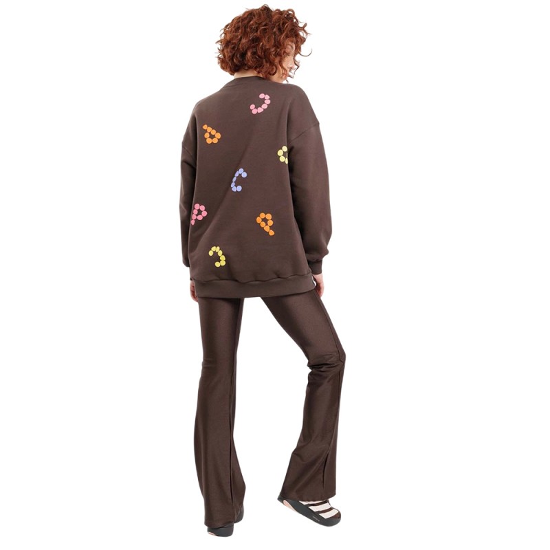 PCP Dots Crewneck ΜΠΛΟΥΖΑ ΦΟΥΤΕΡ (2026W090000 Brown)