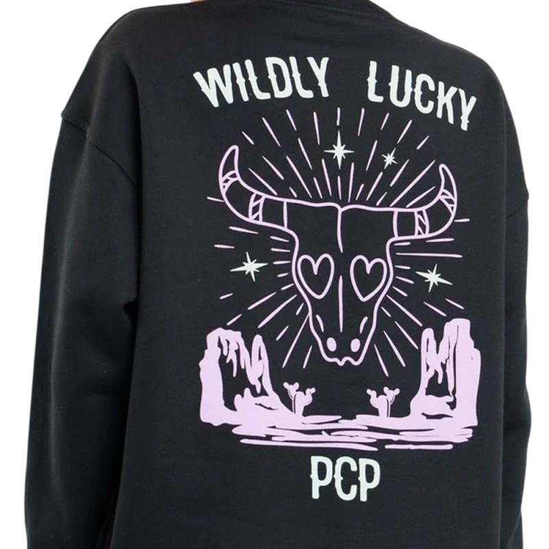 PCP Wildly Lucky Crewneck ΜΠΛΟΥΖΑ ΦΟΥΤΕΡ (2026W110000 Black) PCP Wildly Lucky Crewneck ΜΠΛΟΥΖΑ ΦΟΥΤΕΡ (2026W110000 Black)