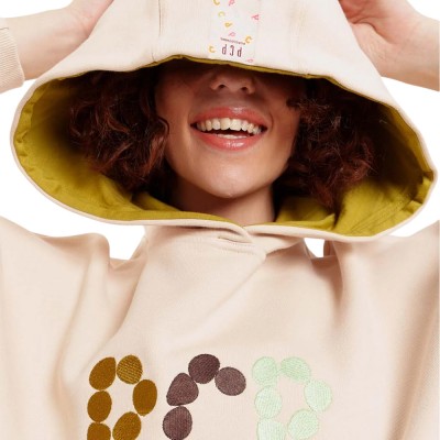 PCP Dots Hoodie ΜΠΛΟΥΖΑ ΦΟΥΤΕΡ (2026W250000 Beige)