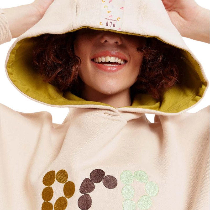 PCP Dots Hoodie ΜΠΛΟΥΖΑ ΦΟΥΤΕΡ (2026W250000 Beige)