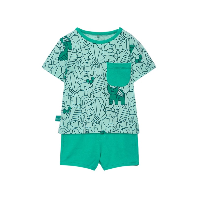 Boboli Set knit for baby boy -BCI (233053 9839)