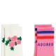 MINI RODINI Roses 2-pack socks (2416011128 TYPE)