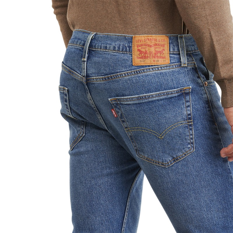 Levi's 502 TAPER MED INDIGO - WORN IN (295071317 00J5) Levi's 502 TAPER MED INDIGO - WORN IN (295071317 00J5)