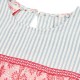 Boboli Poplin blouse combined for girl -BCI (303051 9798)