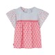 Boboli Poplin blouse combined for girl -BCI (303051 9798)