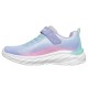 Skechers Gore and Strap Sublimated Ombre Sparkle Mesh Sneaker (303599L LVMT)