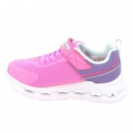 Skechers Lighted Gore & Strap Sneaker (303730L PKMT)