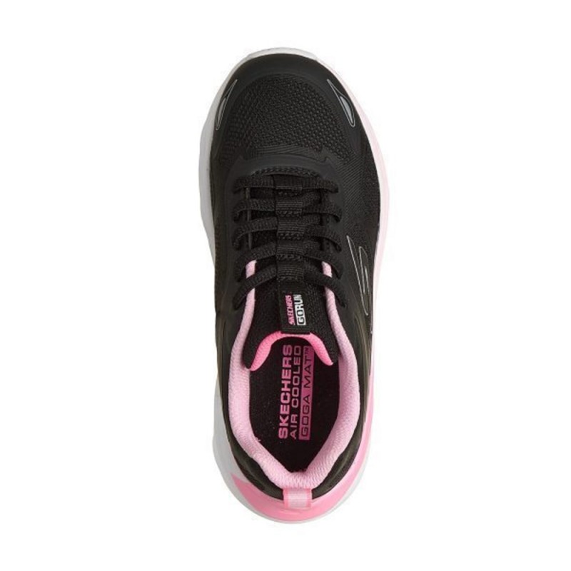 Skechers Lace Up Sneaker W/3D Print Detail W/Ombre (303990L BLK)