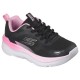 Skechers Lace Up Sneaker W/3D Print Detail W/Ombre (303990L BLK)