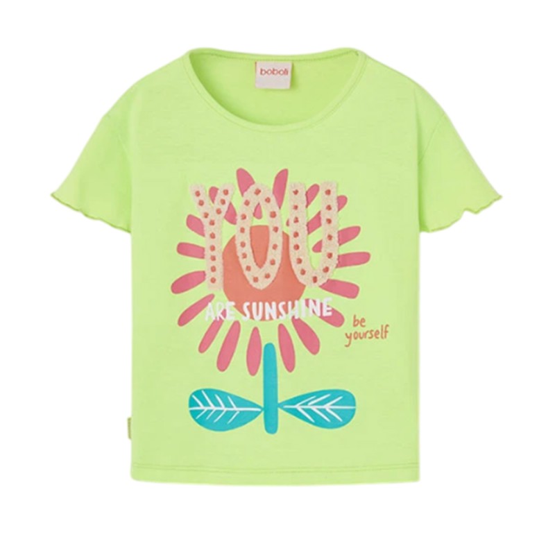 Boboli Knit t-Shirt short sleeves for girl (313119 4619)