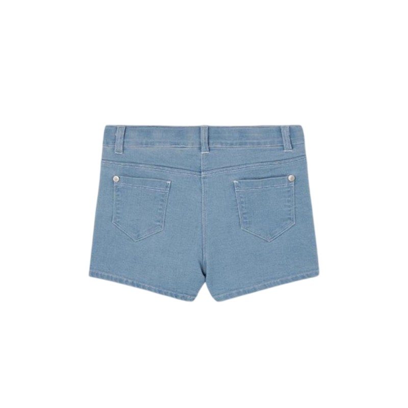 Boboli Denim shorts knit for girl -BCI (313153 BLEACH)