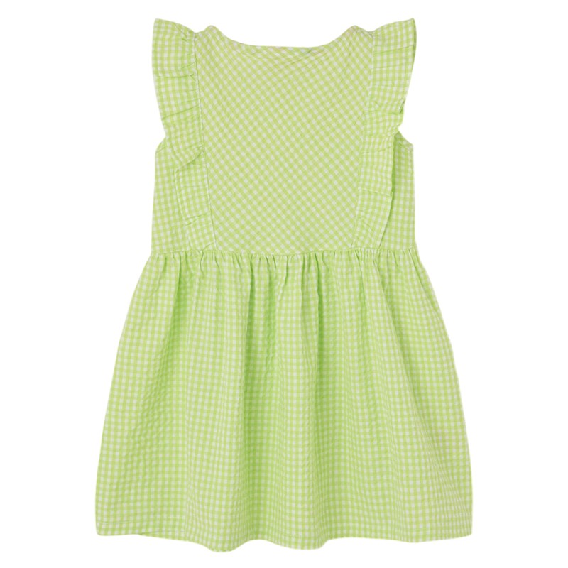 Boboli Poplin dress check for girl -BCI (313175 9802)