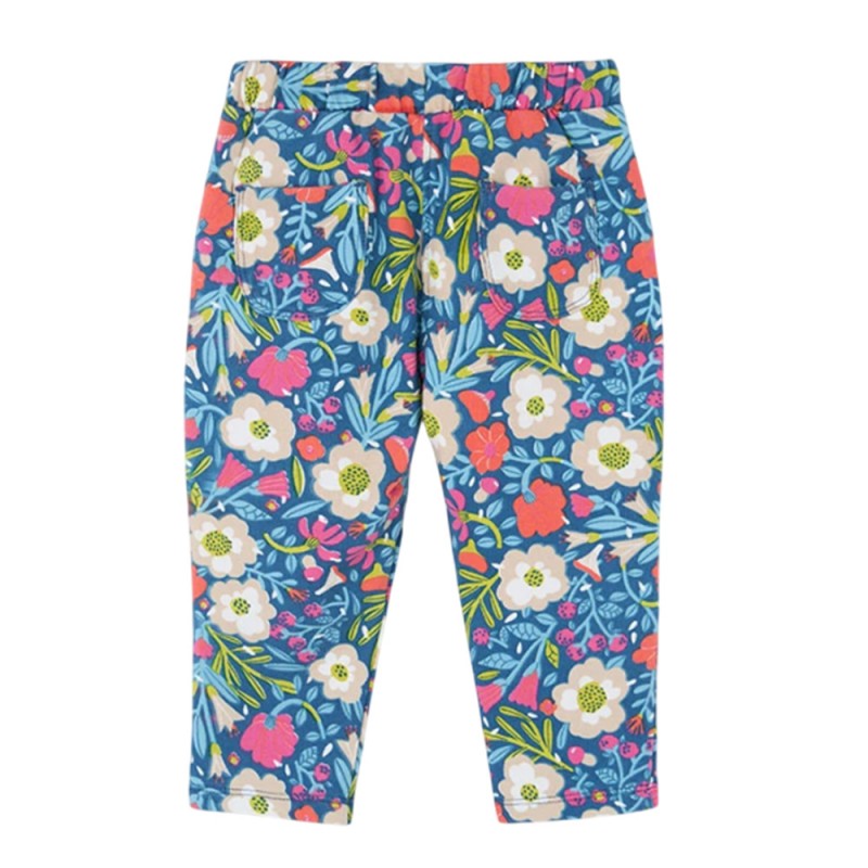 Boboli Fleece trousers floral for girl -BCI (314031 9947)