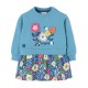 Boboli Fleece combined dress for girl -BCI (314121 4638)