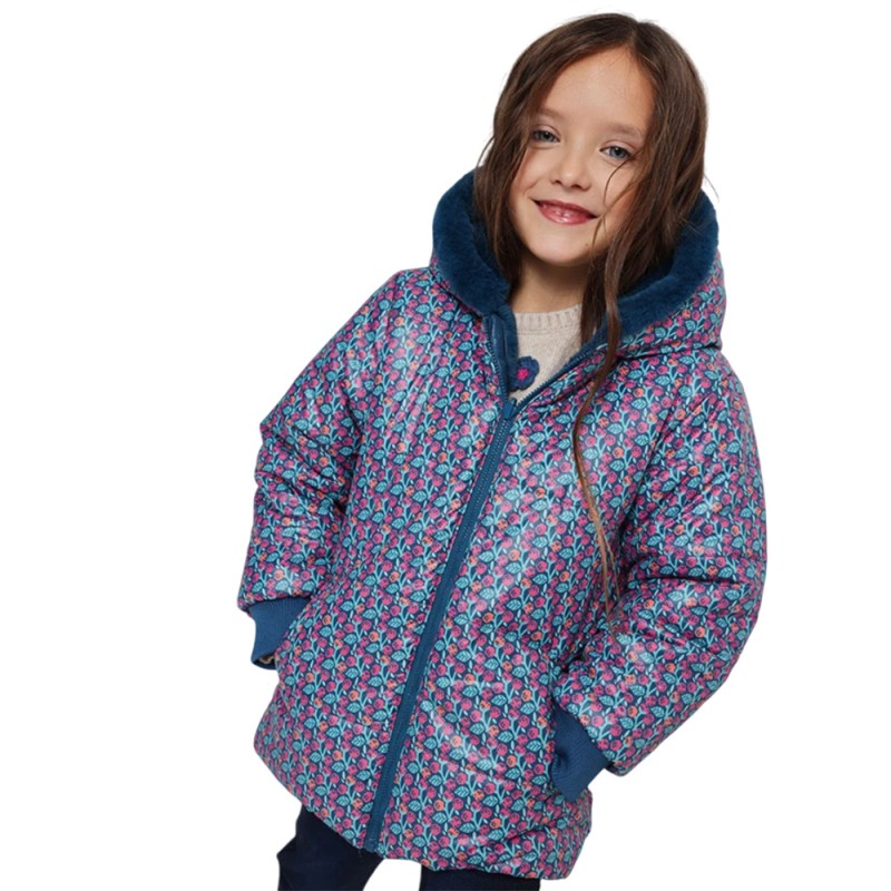 Boboli Reversible technical fabric parka for girl (314143 4632)