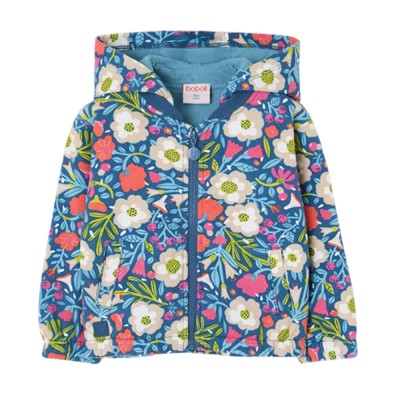 Boboli Fleece jacket floral for girl -BCI (314165 9947)