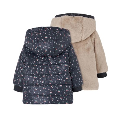 Boboli Reversible technical fabric parka for girl (324199 9949)