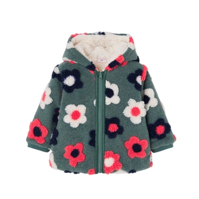 Boboli Jacquard coat floral for girl (334145 4769)