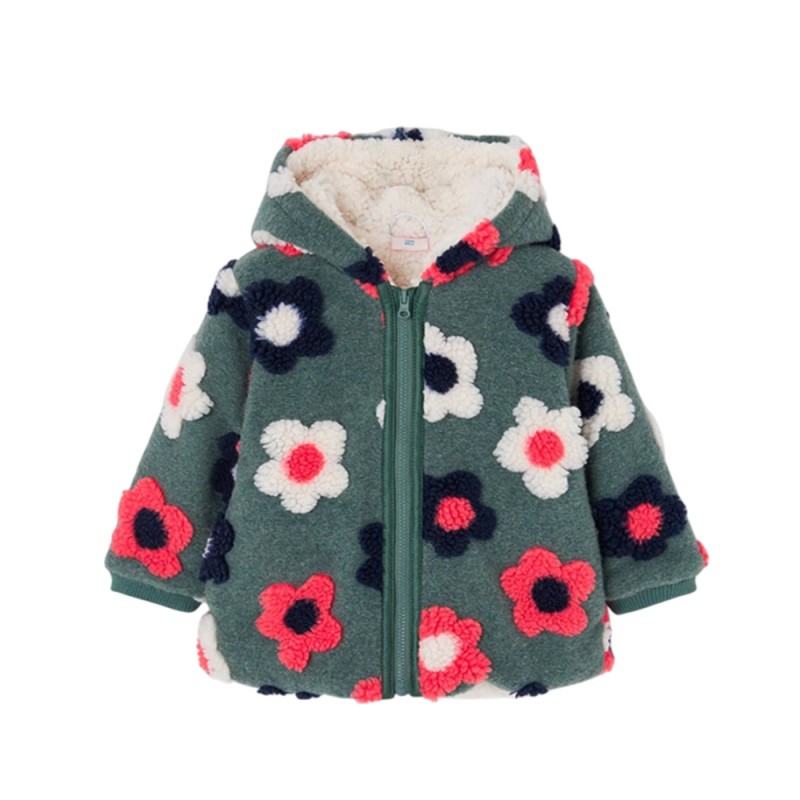Boboli Jacquard coat floral for girl (334145 4769)