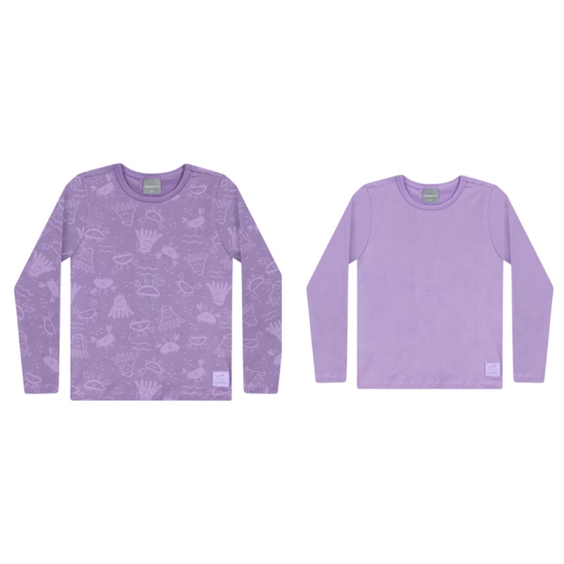 Quimby UPF 50+ Sun Protection T-Shirt (34109 Light Purple)
