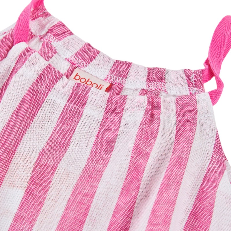 Boboli Linen dress striped for girl (343033 9811)