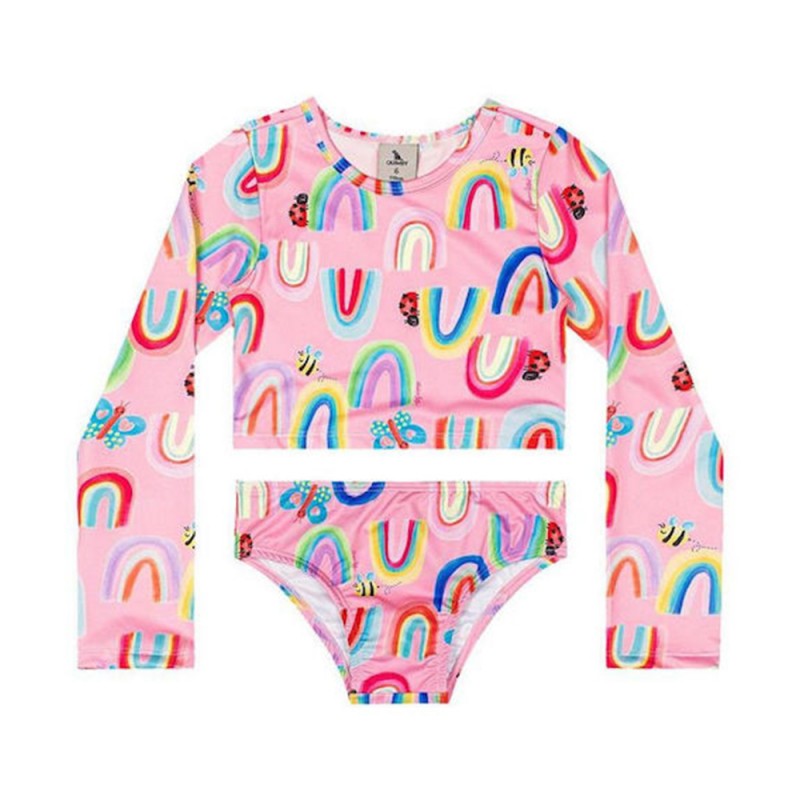 Quimby UPF 50+ SUN PROTECTION SWIMMING BIKINI (34684 Light Pink)