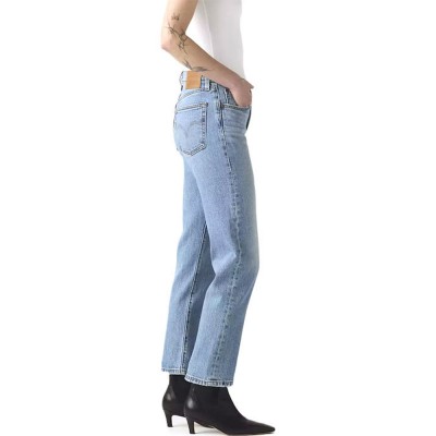 Levi's 501 CROP MED INDIGO - WORN IN (362000391 00J5)