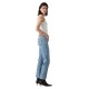 Levi's 501 CROP MED INDIGO - WORN IN (362000391 00J5)