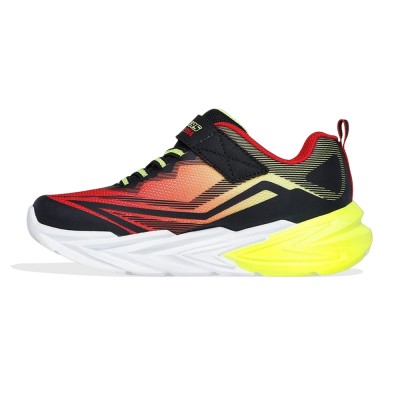Skechers Lighted Gore & Strap Sneaker W/ Midsole Techpiece (400139L BKRD) Skechers Lighted Gore & Strap Sneaker W/ Midsole Techpiece (400139L BKRD)