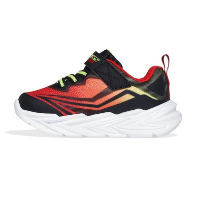 Skechers Lighted Gore & Strap Sneaker W/ Midsole Techpiece (400139N BKRD) Skechers Lighted Gore & Strap Sneaker W/ Midsole Techpiece (400139N BKRD)