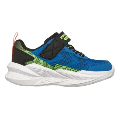 Skechers Lighted Gore & Strap Sneaker W/ Textured Midsole (401490N BLBK) Skechers Lighted Gore & Strap Sneaker W/ Textured Midsole (401490N BLBK)