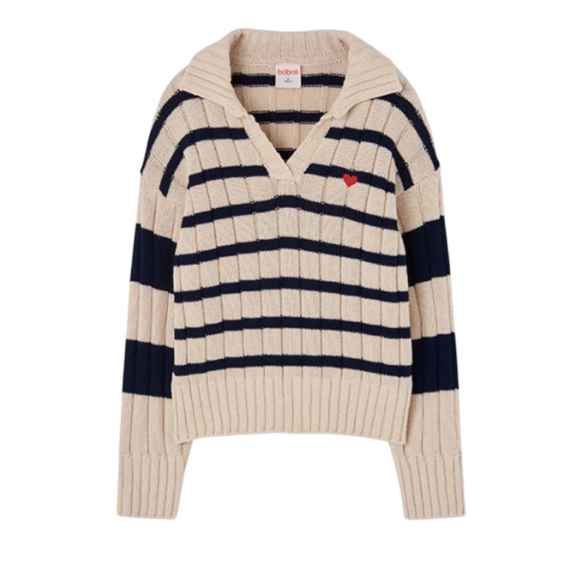 Boboli Knitwear pullover striped for girl -BCI (404132 7464)