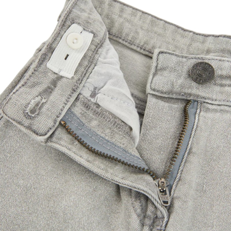 Boboli Denim stretch trousers for girl -BCI (414032 GREY)