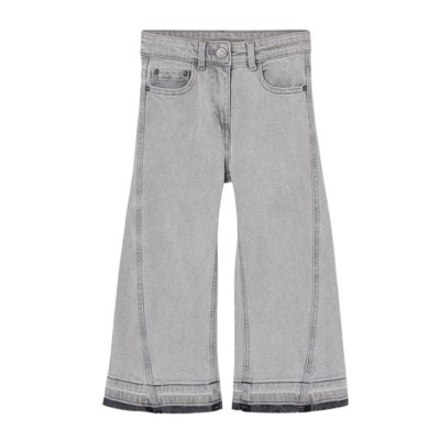 Boboli Denim stretch trousers for girl -BCI (414032 GREY)