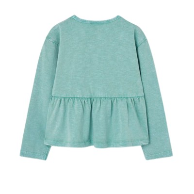 Boboli Knit t-Shirt flame for girl -BCI (414133 4525)