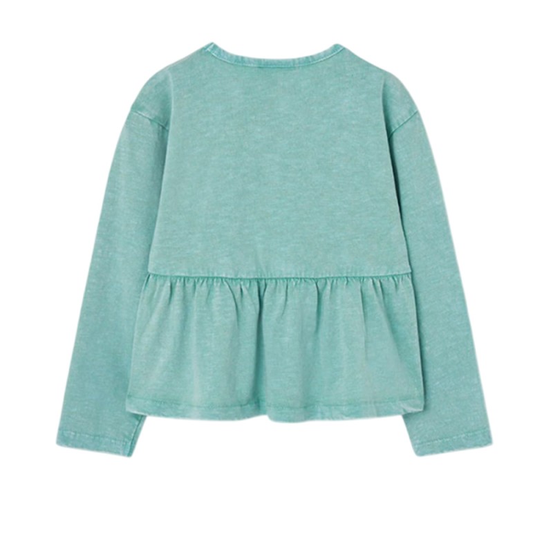 Boboli Knit t-Shirt flame for girl -BCI (414133 4525)