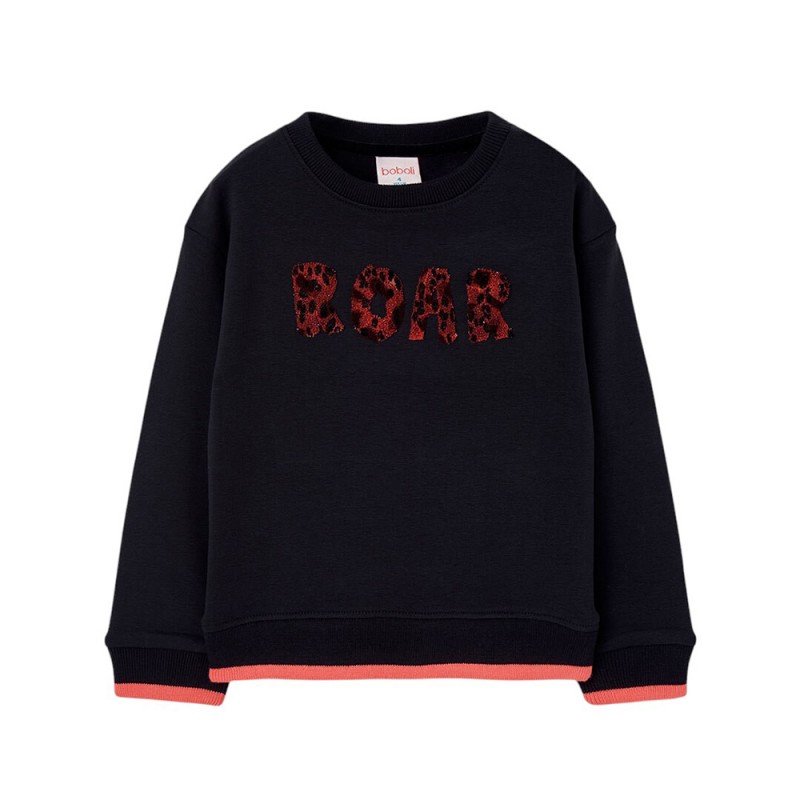 Boboli Fleece stretch sweatshirt for girl -BCI (422165 890)