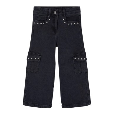Boboli Denim trousers for girl -BCI (434089 BLACK)