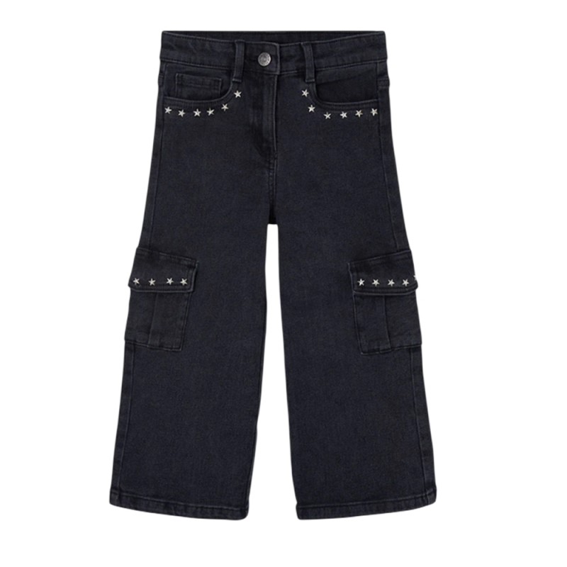 Boboli Denim trousers for girl -BCI (434089 BLACK)