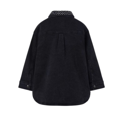 Boboli Denim dress for girl -BCI (434135 BLACK)