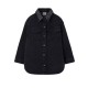 Boboli Denim dress for girl -BCI (434135 BLACK)