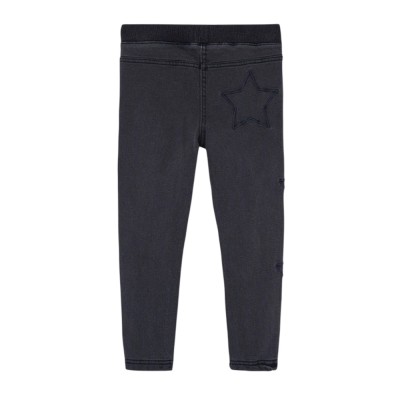 Boboli Denim trousers knit for girl -BCI (434180 BLACK)