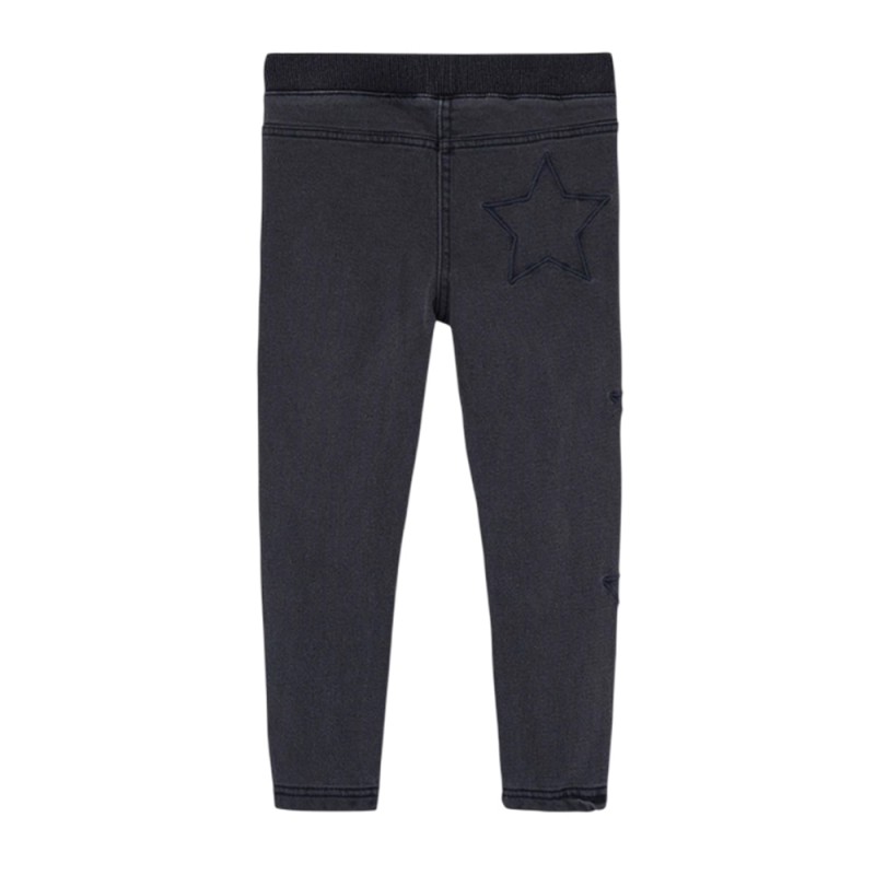 Boboli Denim trousers knit for girl -BCI (434180 BLACK)