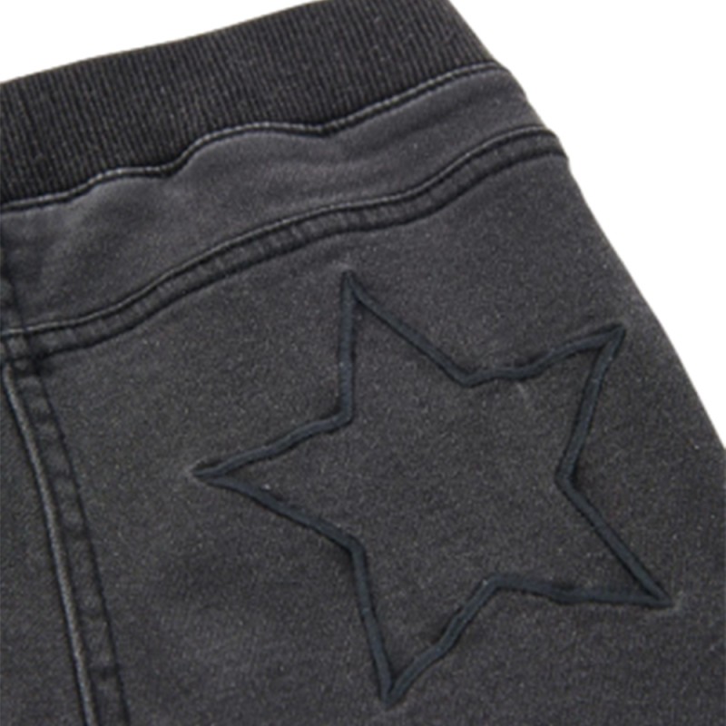 Boboli Denim trousers knit for girl -BCI (434180 BLACK)