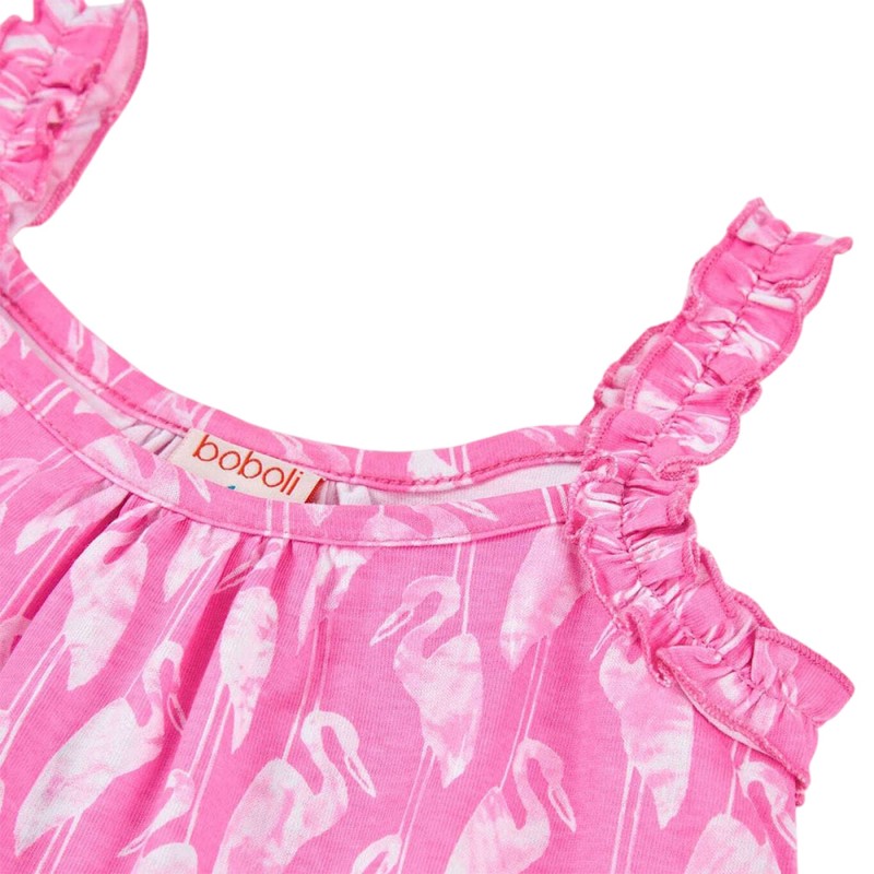 Boboli Knit dress printed for girl -BCI (443056 9790)