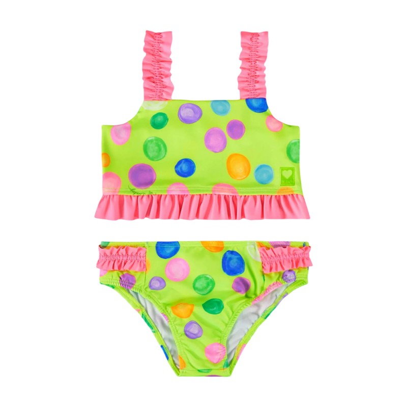 Up Baby UPF 50+ Sun Protection swimming bikini (45684 Neon Green)