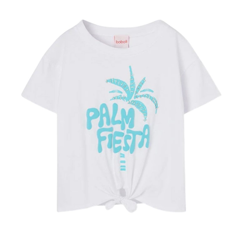 Boboli Knit t-Shirt short sleeves for girl -BCI (463003 1111)